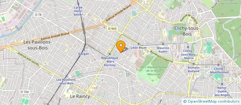 localisation de l'entreprise MONSIEUR KARIM ABDELHAKIM à CLICHY-SOUS-BOIS