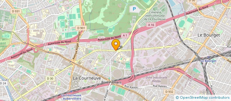 localisation de l'entreprise MONSIEUR KARIM ABDENBI à LA COURNEUVE