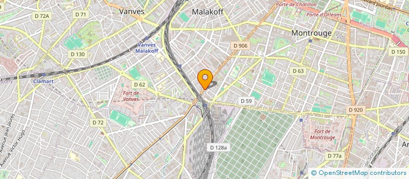 localisation de l'entreprise MONSIEUR KARIM ABDENOURI  CHATILLON