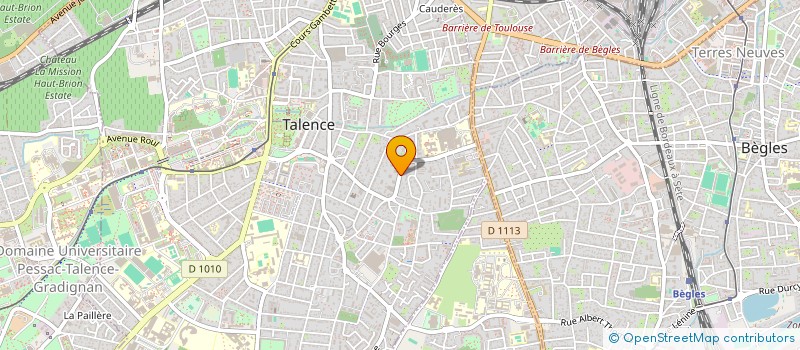 localisation de l'entreprise MONSIEUR KARIM ABDERT  TALENCE