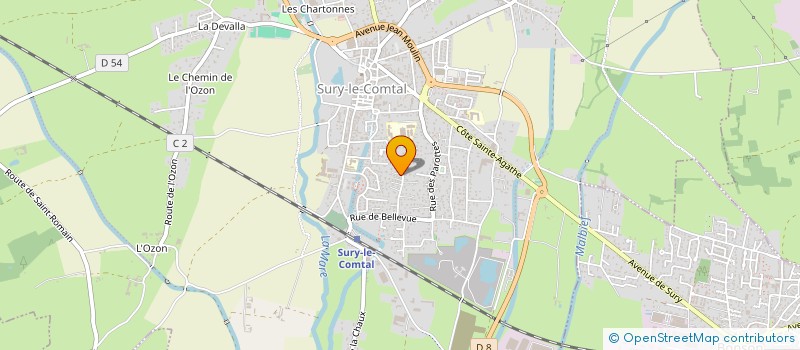 localisation de l'entreprise MONSIEUR KARIM ABDESSAMAD à SURY-LE-COMTAL