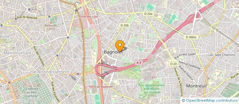 localisation de l'entreprise MONSIEUR KARIM ABIDAT  BAGNOLET