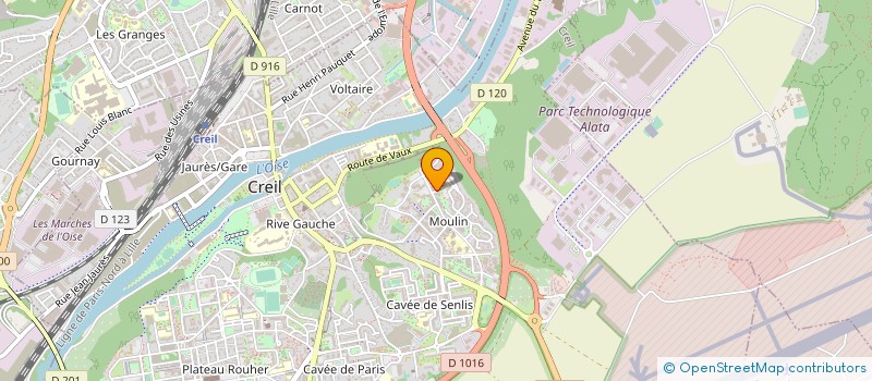 localisation de l'entreprise MONSIEUR KARIM ACEVAL  CREIL