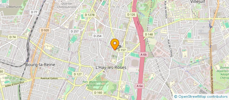localisation de l'entreprise MONSIEUR KARIM ADDIMA à L'HAY-LES-ROSES