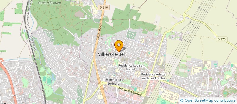 localisation de l'entreprise MONSIEUR KARIM AFALLAH à VILLIERS LE BEL