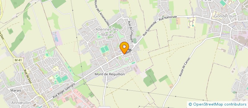 localisation de l'entreprise MONSIEUR KARIM AFKIR  ALLENNES-LES-MARAIS