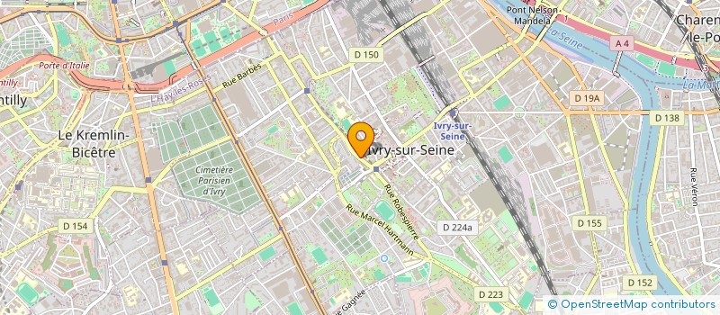 localisation de l'entreprise MONSIEUR KARIM AGUETOUILLE  IVRY-SUR-SEINE