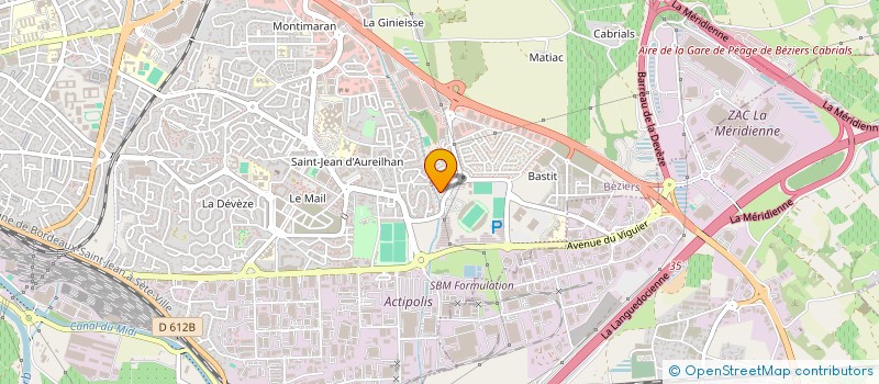localisation de l'entreprise MONSIEUR KARIM AIN SEMENE  BEZIERS
