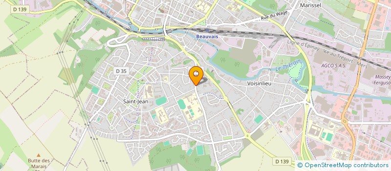 localisation de l'entreprise MONSIEUR KARIM AIT SI AMER  BEAUVAIS