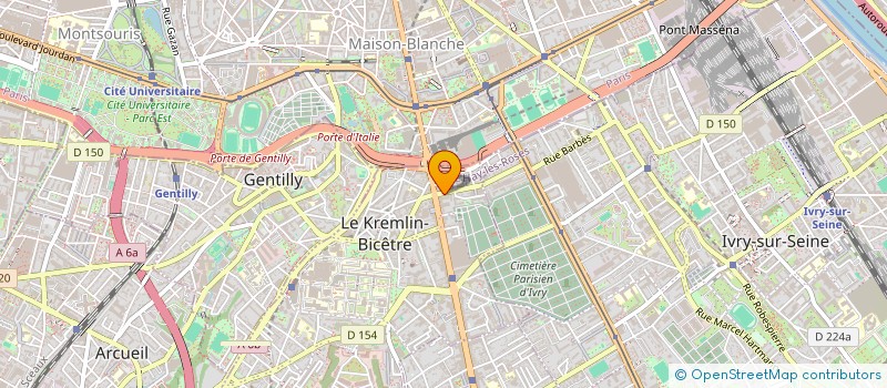 localisation de l'entreprise MONSIEUR KARIM AKTOUCHE à LE KREMLIN-BICETRE