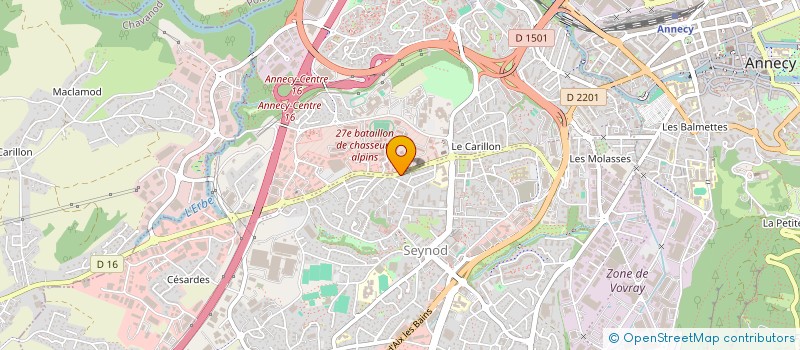 localisation de l'entreprise MONSIEUR KARIM ALIDRA à ANNECY