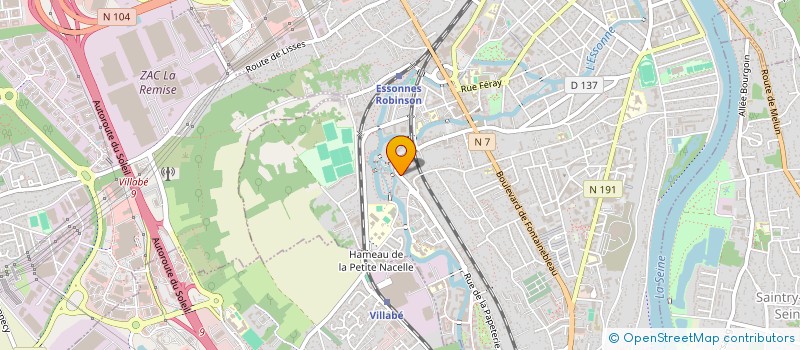 localisation de l'entreprise MONSIEUR KARIM AMAMA à CORBEIL-ESSONNES