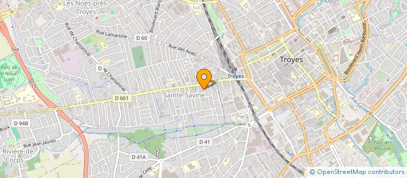 localisation de l'entreprise MONSIEUR KARIM AMAR  SAINTE-SAVINE