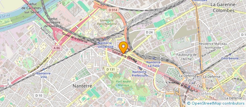 localisation de l'entreprise MONSIEUR KARIM AMMAR KHODJA  NANTERRE