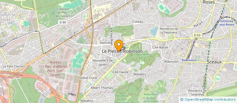 localisation de l'entreprise MONSIEUR KARIM AMMOUCHE à LE PLESSIS-ROBINSON