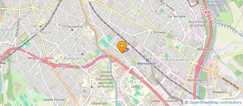 localisation de l'entreprise MONSIEUR KARIM ANKILI  TOULOUSE