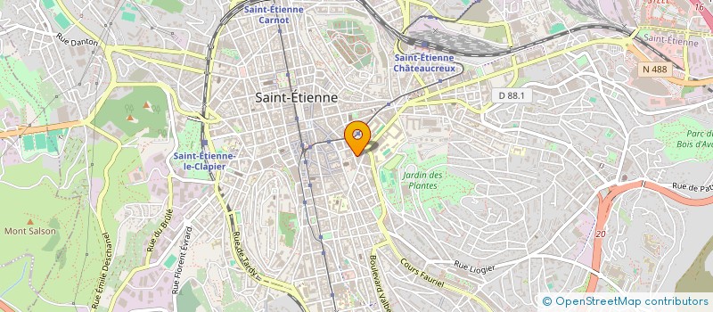 localisation de l'entreprise MONSIEUR KARIM ARAAR  SAINT-ETIENNE