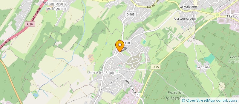 localisation de l'entreprise MONSIEUR KARIM ARBI  SERRE-LES-SAPINS