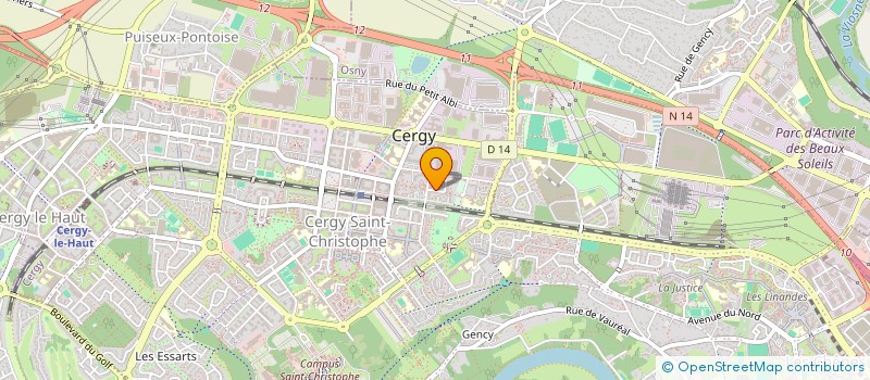 localisation de l'entreprise MONSIEUR KARIM ASSAM  CERGY