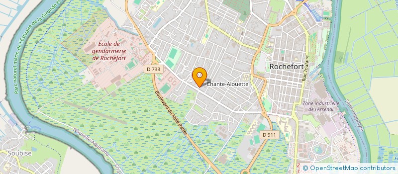 localisation de l'entreprise MONSIEUR KARIM ASSAOUI  ROCHEFORT