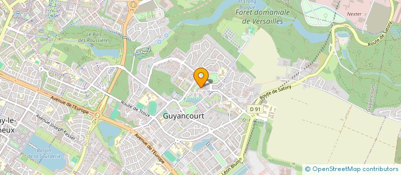 localisation de l'entreprise MONSIEUR KARIM AYACHE  GUYANCOURT