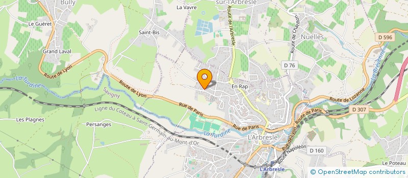 localisation de l'entreprise MONSIEUR KARIM AZRI  L'ARBRESLE