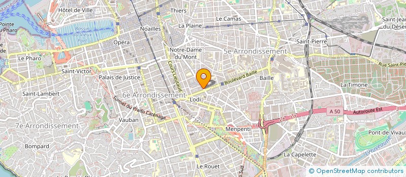 localisation de l'entreprise MONSIEUR KARIM BACCOUCHE  MARSEILLE