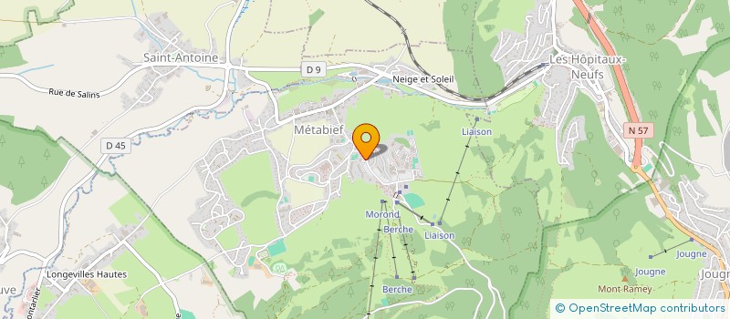 localisation de l'entreprise MONSIEUR KARIM BAGATE  METABIEF