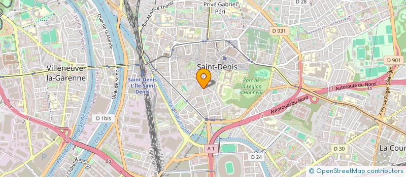 localisation de l'entreprise MONSIEUR KARIM BAGHRICHE à SAINT-DENIS