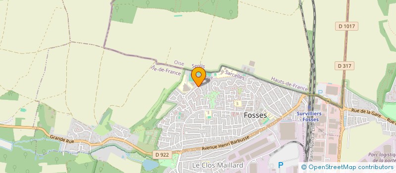 localisation de l'entreprise MONSIEUR KARIM BAHRI  FOSSES