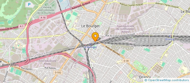 localisation de l'entreprise MONSIEUR KARIM BAITICHE  LE BOURGET