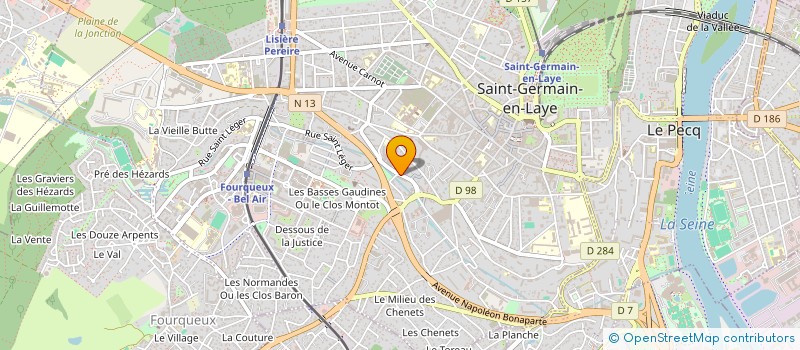 localisation de l'entreprise MONSIEUR KARIM BAKIRI  SAINT-GERMAIN-EN-LAYE