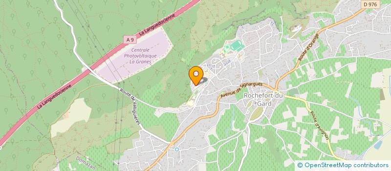 localisation de l'entreprise MONSIEUR KARIM BALLOUK  ROCHEFORT-DU-GARD