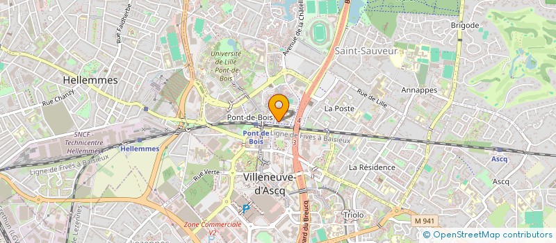 localisation de l'entreprise MONSIEUR KARIM BANOUH  VILLENEUVE-D'ASCQ