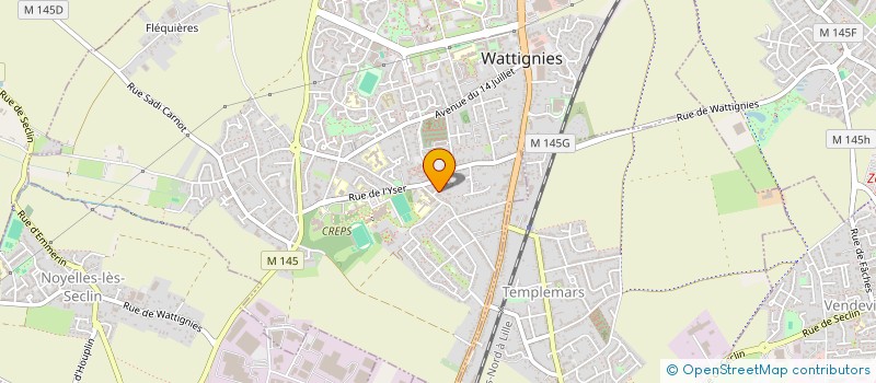 localisation de l'entreprise MONSIEUR KARIM BARBRIA  WATTIGNIES