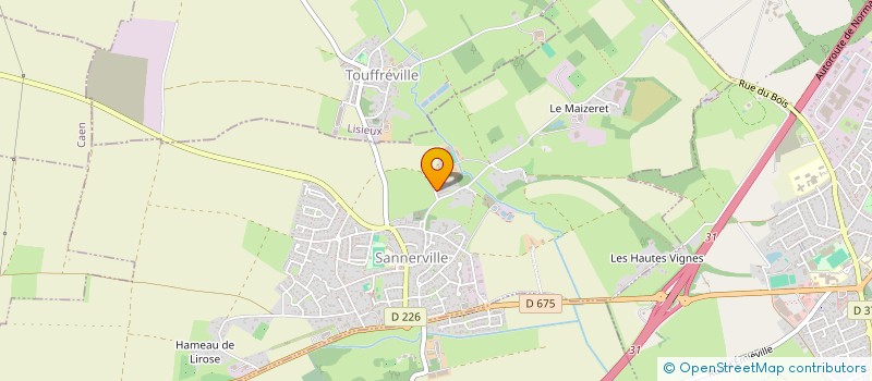 localisation de l'entreprise MONSIEUR KARIM BEDAR  SANNERVILLE