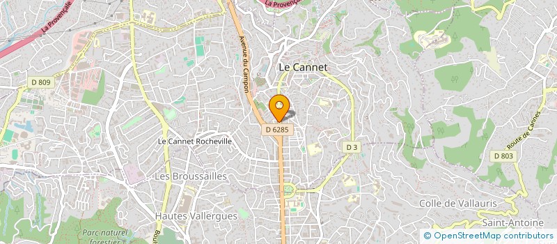 localisation de l'entreprise MONSIEUR KARIM BEDHIAF à LE CANNET