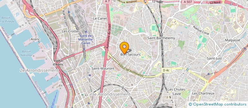 localisation de l'entreprise MONSIEUR KARIM BEKKAR à MARSEILLE