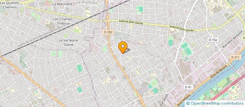 localisation de l'entreprise MONSIEUR KARIM BELAID  BEZONS