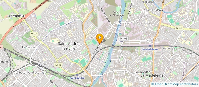 localisation de l'entreprise MONSIEUR KARIM BELAIDI à SAINT-ANDRE-LEZ-LILLE