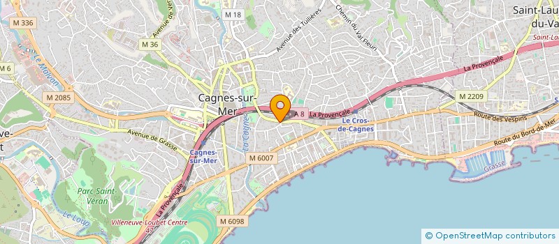 localisation de l'entreprise MONSIEUR KARIM BELGACEM à CAGNES-SUR-MER