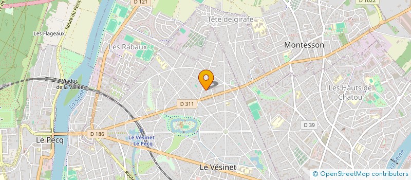 localisation de l'entreprise MONSIEUR KARIM BELGACEM  LE VESINET