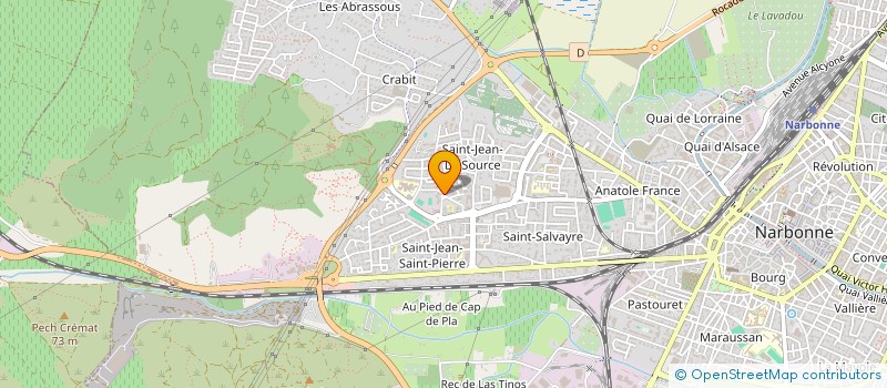 localisation de l'entreprise MONSIEUR KARIM BELGAROUANI  NARBONNE