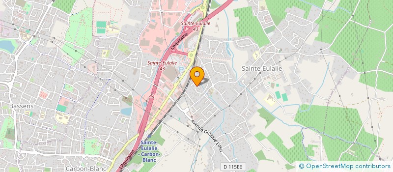 localisation de l'entreprise MONSIEUR KARIM BELHADJ à SAINTE-EULALIE