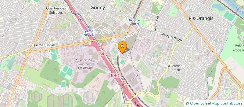 localisation de l'entreprise MONSIEUR KARIM BELLABASSI à GRIGNY