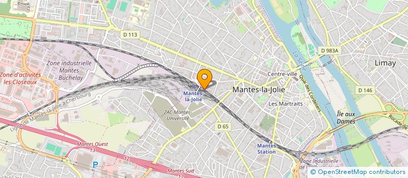 localisation de l'entreprise MONSIEUR KARIM BELLAHIM  MANTES-LA-JOLIE