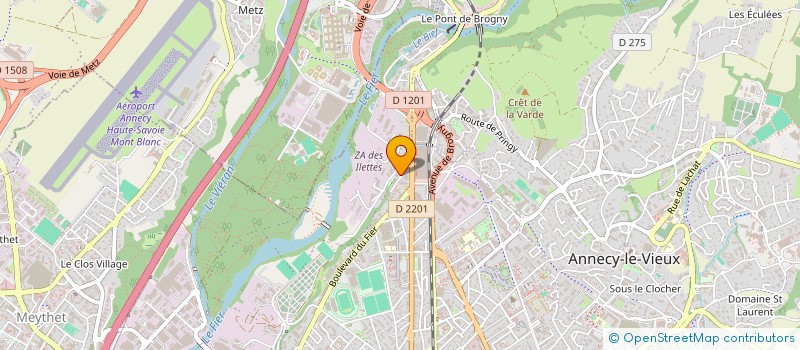 localisation de l'entreprise MONSIEUR KARIM BELLOUDAR  ANNECY