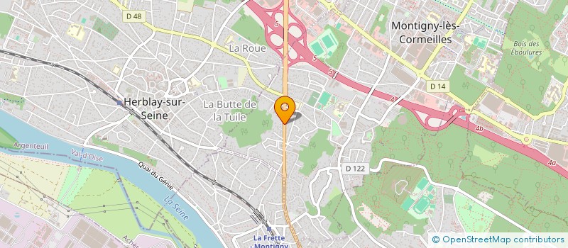 localisation de l'entreprise MONSIEUR KARIM BELOUAFI  MONTIGNY-LES-CORMEILLES