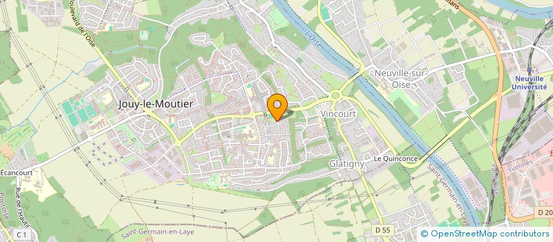 localisation de l'entreprise MONSIEUR KARIM BEN AISSA BEN RAIES  JOUY-LE-MOUTIER