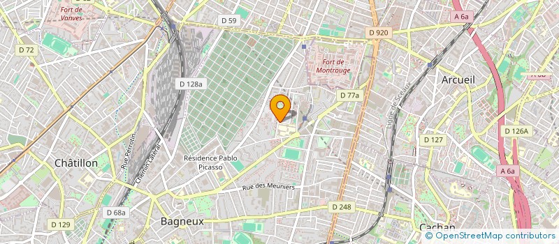 localisation de l'entreprise MONSIEUR KARIM BEN HAMED à BAGNEUX